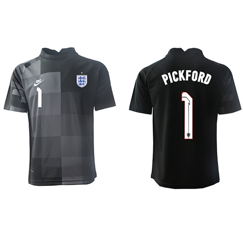 Engeland Jordan Pickford #1 Keeper Voetbalkleding Thuisshirt WK 2022 Korte Mouwen